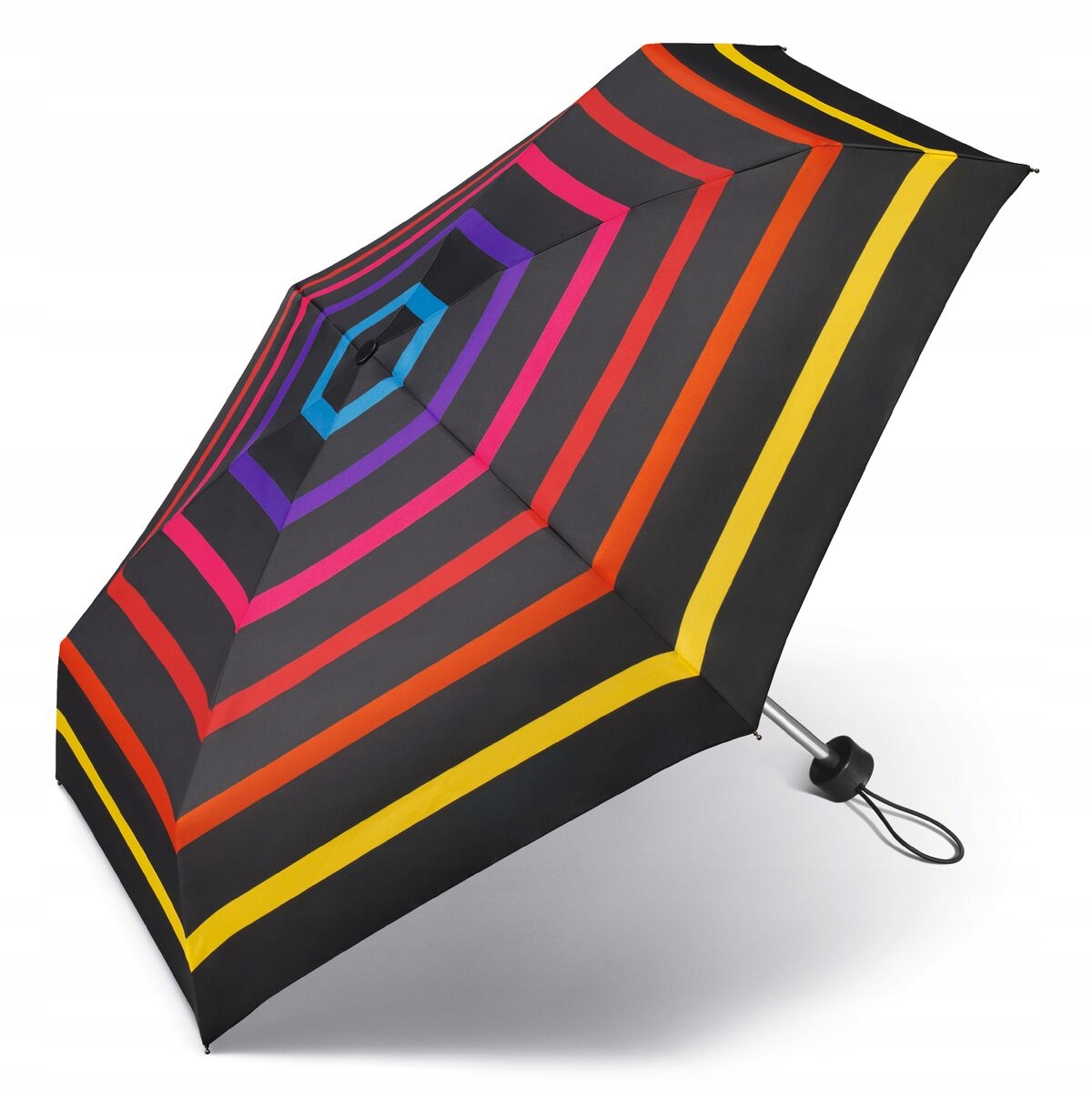 Mała parasolka HAPPY RAIN Ultra mini paski wzór 4