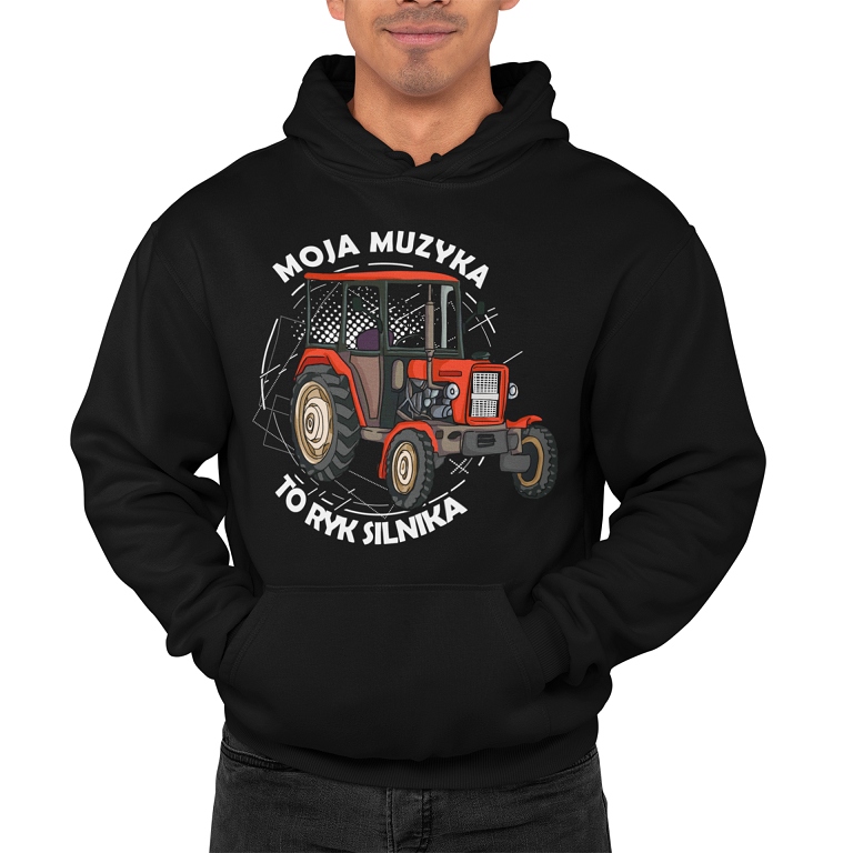 

Bluza Moja Muzyka To Ryk Klasyka Traktor Ciągnik