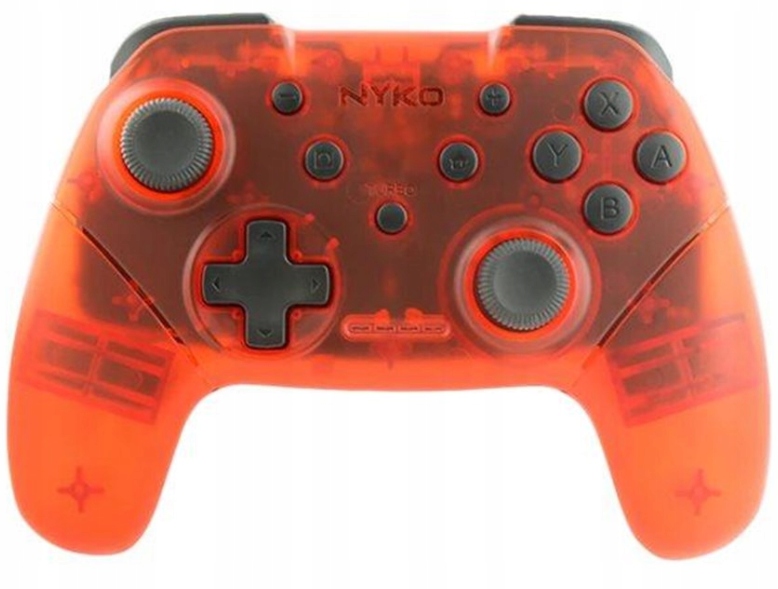 Pad bezprzewodowy, przewodowy do konsoli Nintendo Switch czerwony