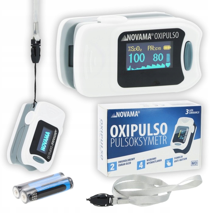 МЕДИЦИНСКИЙ ПУЛЬСОКСИМЕТР NOVAMA OXIPULSO АВТОМАТИЧЕСКАЯ СИГНАЛИЗАЦИЯ 6 ФУНКЦИЙ 4 СТОРОНЫ
