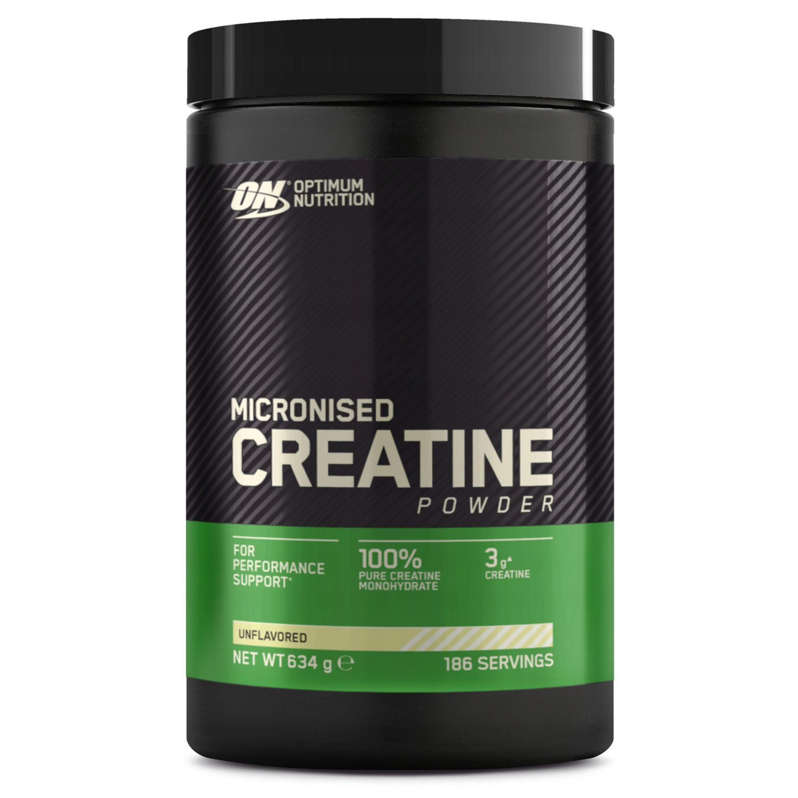 Kreatin Optimum Nutrition Monohydrát 634 g 176 porcí Síla Hmotnost Svaly