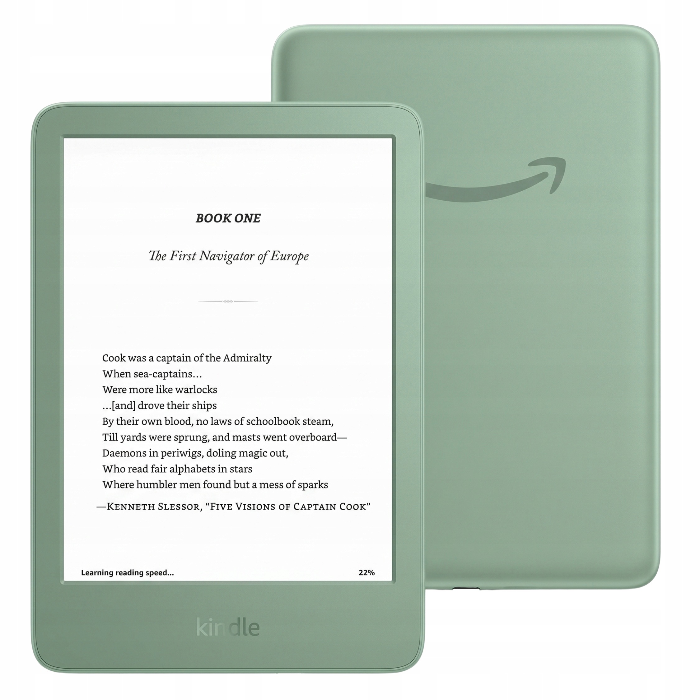 Czytnik e-book Amazon Kindle 16GB 2024 Zielony Matcha (z reklamami)