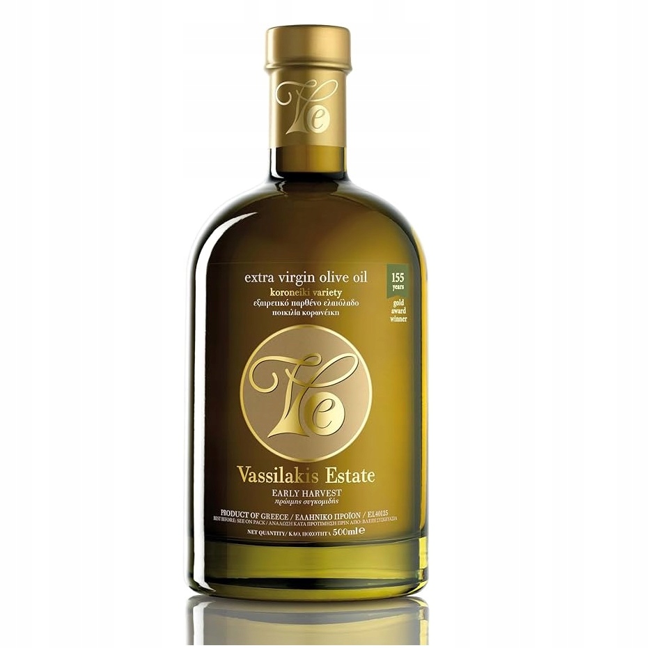 Extra panenský olivový olej vergine Grecka z Kréty 500 ml Premium Estate