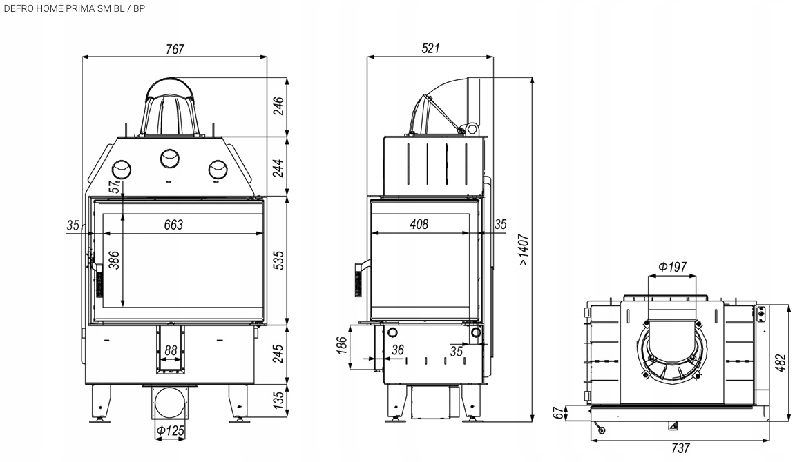Defro Intra SM BP 10 kW Kod producenta Defro Home