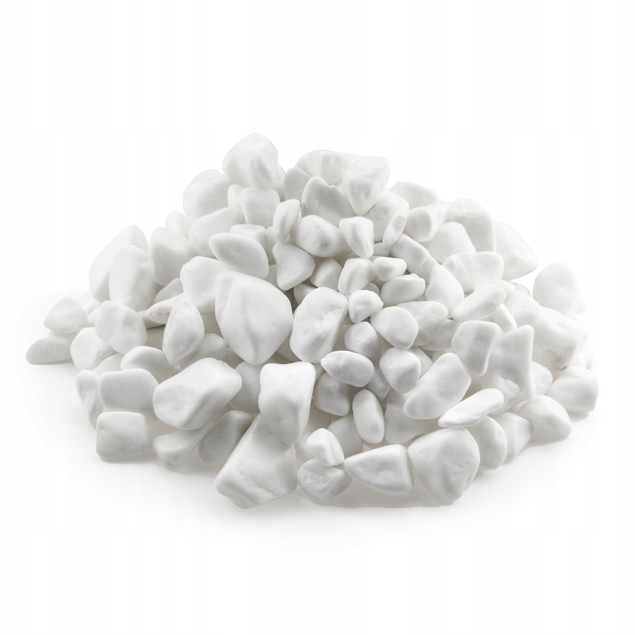 Levně Oblázek do akvária Sněhově bílý 24 kg 4-8 cm