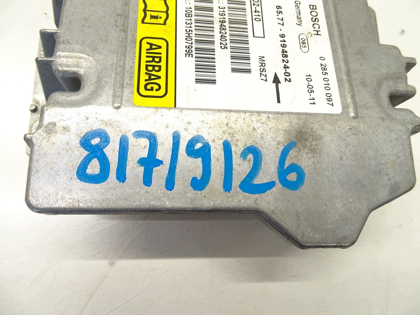 modulo Centralina airbag airbag BMW Z4 E89 9194824