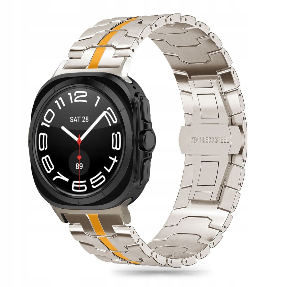 Bransoletka Tech-Protect Stainless Line do Galaxy Watch Ultra 47mm Titanium