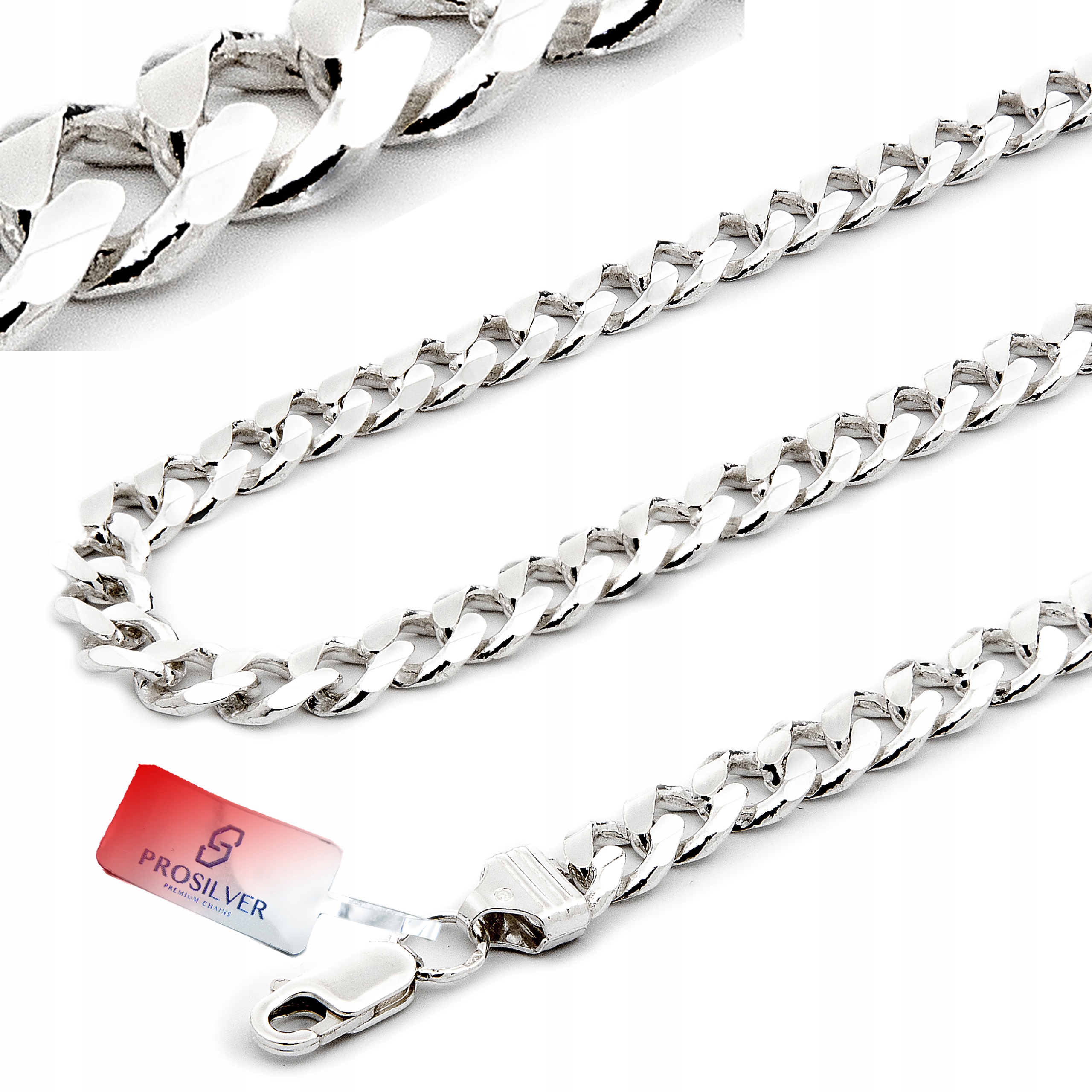 

Pancerka Łańcuszek Srebrny 925 55cm Od Producenta