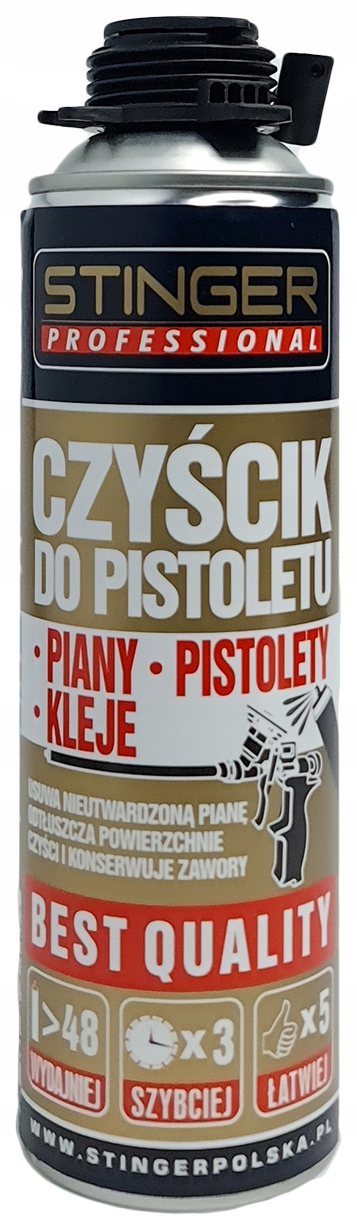 

Czyścik do kleju pianki poliuretanowej pistoletu