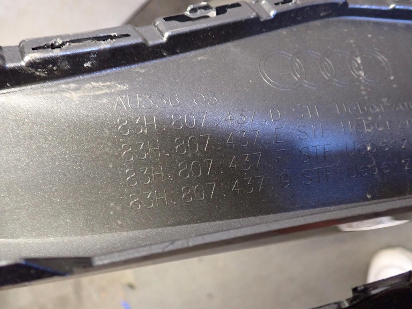 bumper front front AUDI Q3 III 2025- S-LINE 83H807437D