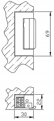 ZACZEP RYGIEL R4 Z PAMIĘCIĄ BEZ BLOKADY 12V Marka Elektra Plus