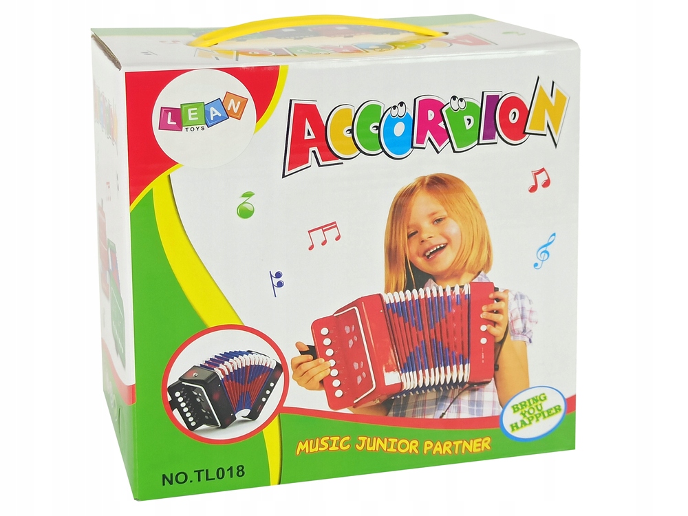 Akordeon Instrument Dla Małego Muzyka Czerwony Kod producenta 5904204754392