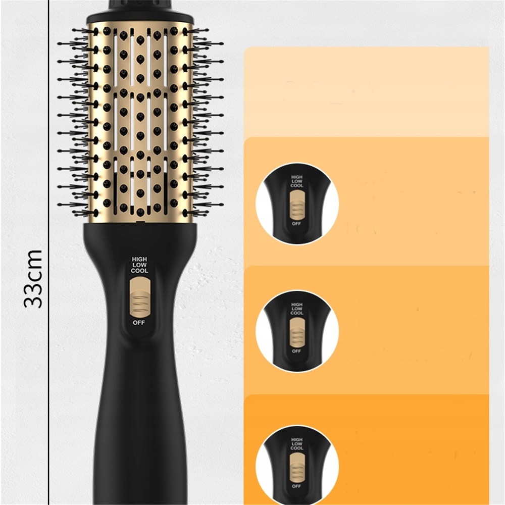 Kartáčová Fén Vlasů 4V1 Žehlička Na Vlasy Kulma Velký výkon 1000 W Rychlý