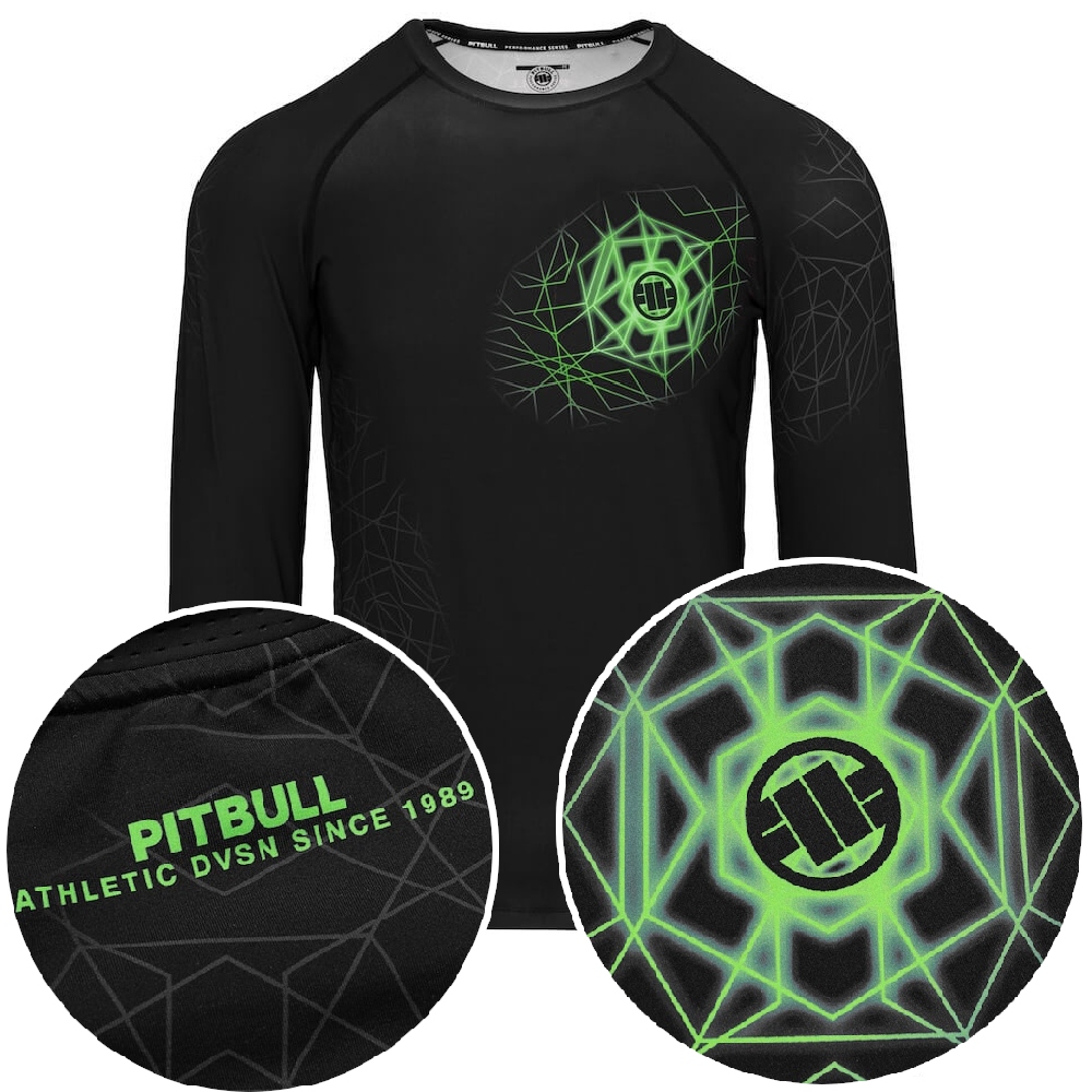 Pitbull Męski Longsleeve Rashguard Techniczny Pit Bull Ray_m
