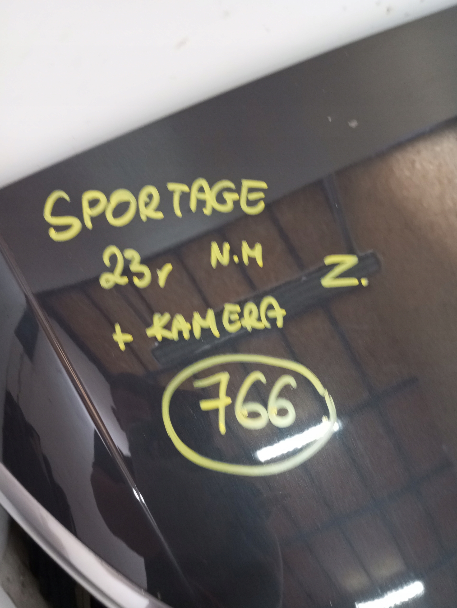 boot doors Kia Sportage V 23R KAMERA