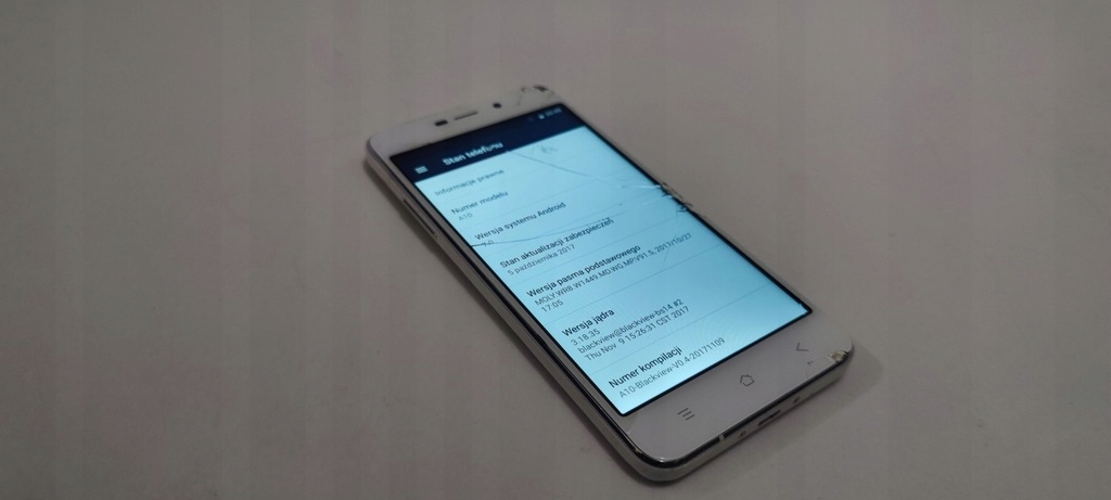 Smartfon BlackView A10 EAN (GTIN) 6931548304876