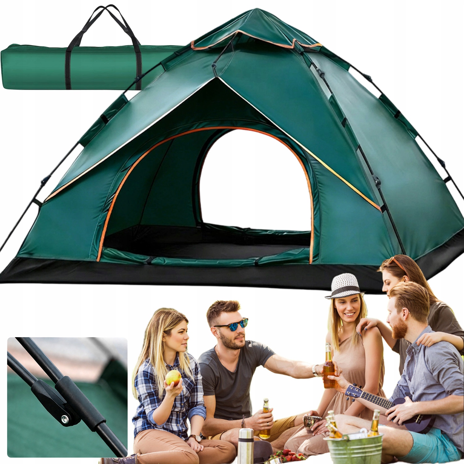 Stan Automatický Pop-up 3-4 Osobní Odolný Vůči Uv Záření