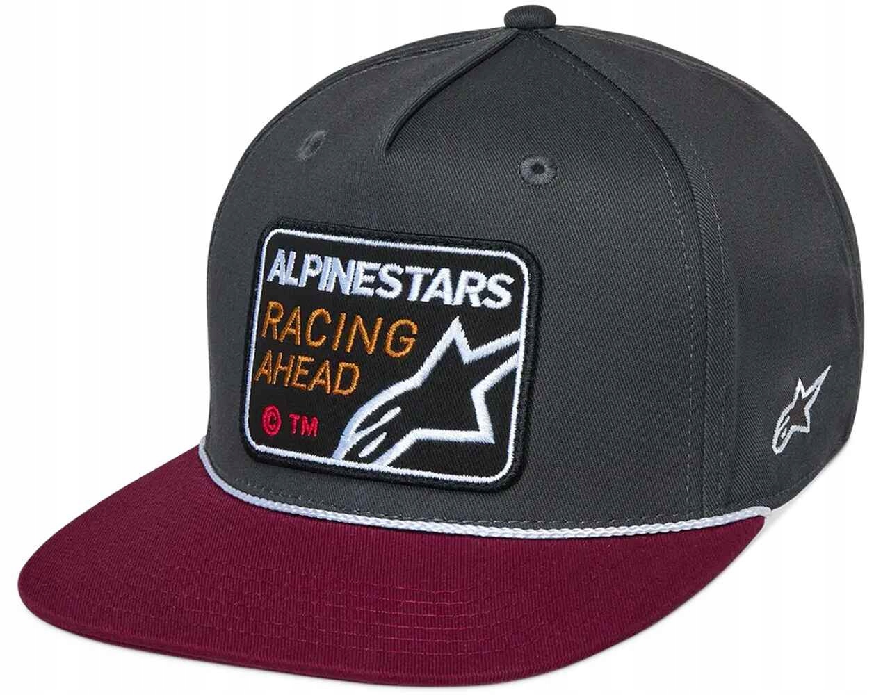 Czapka z daszkiem Alpinestars Intuitive Snapback Hat Gray/Red