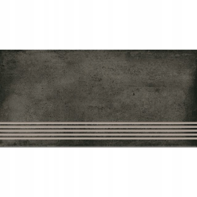PŁYTKI GRES stopnica SHADOW LINE grafit mat 30x60