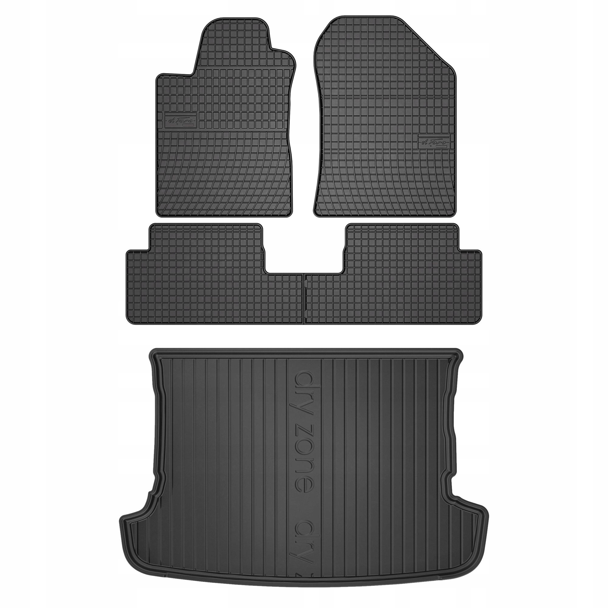 Gumové rohože a rohože Toyota Corolla Verso II 2004-2009