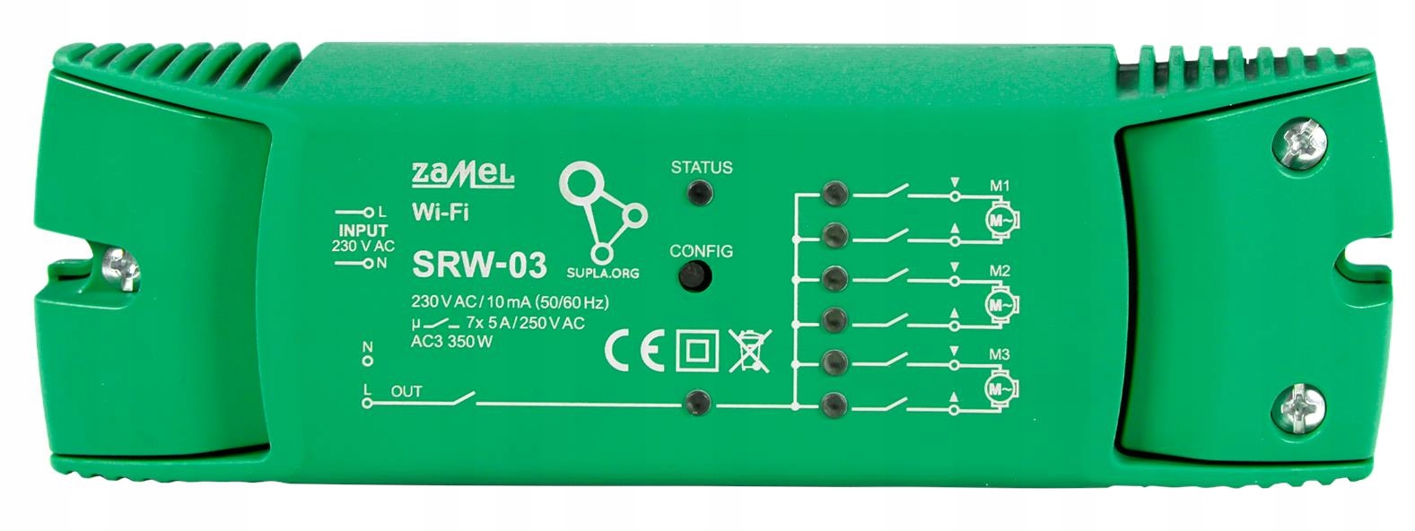 Sterownik rolet WiFi SUPLA SRW-03 SUPLA inteligentny dom smart home