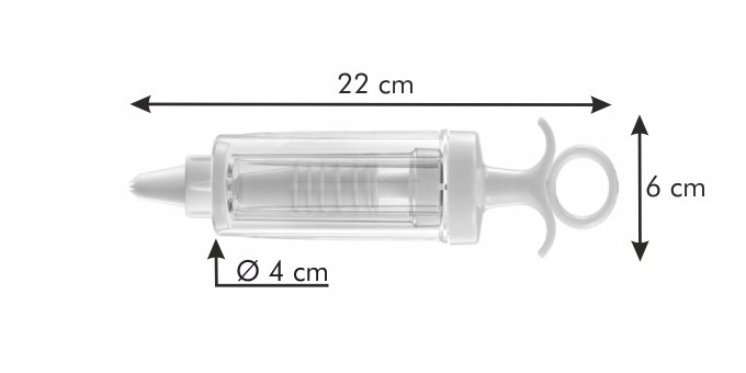 Dekorator szpryca do kremu majonezu 8 końcówek Marka Tescoma