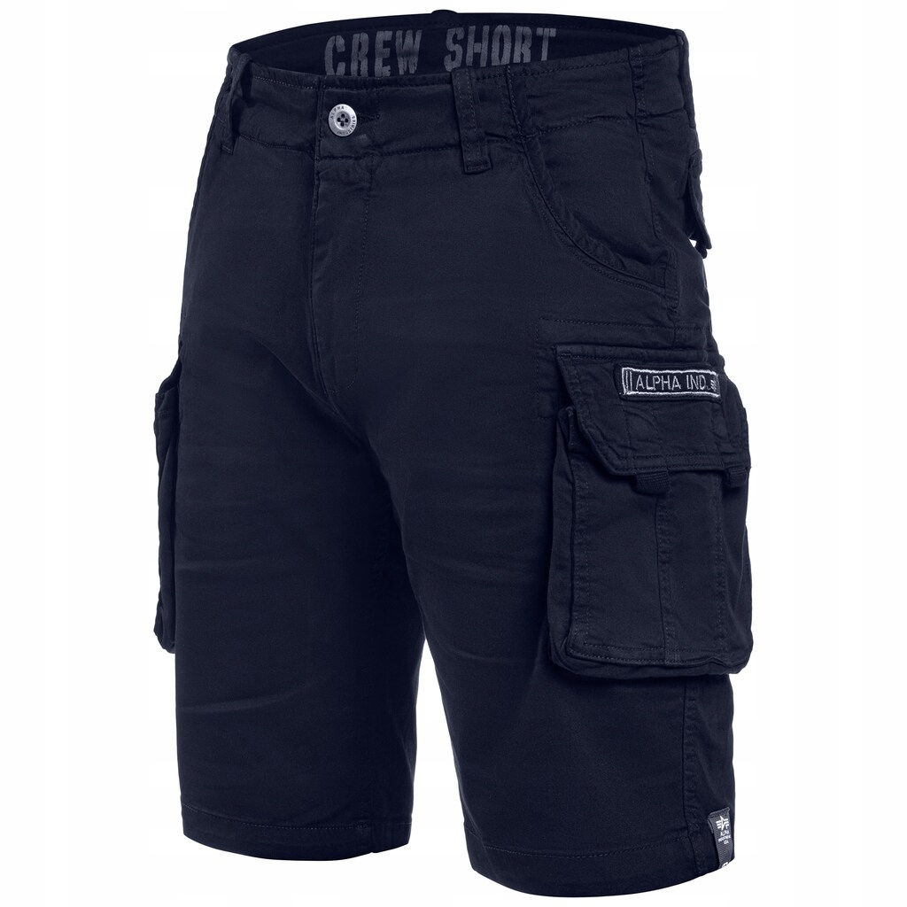 Pánské kraťasy kapsáče šortky Alpha Industries Crew Short Replica Blue 30