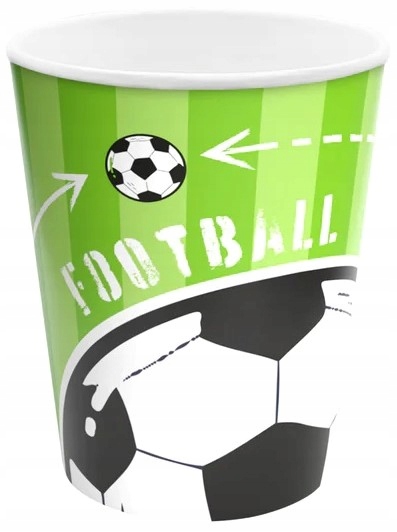 

Kubek Kubeczki Football Piłka Nożna 220ml 6szt.