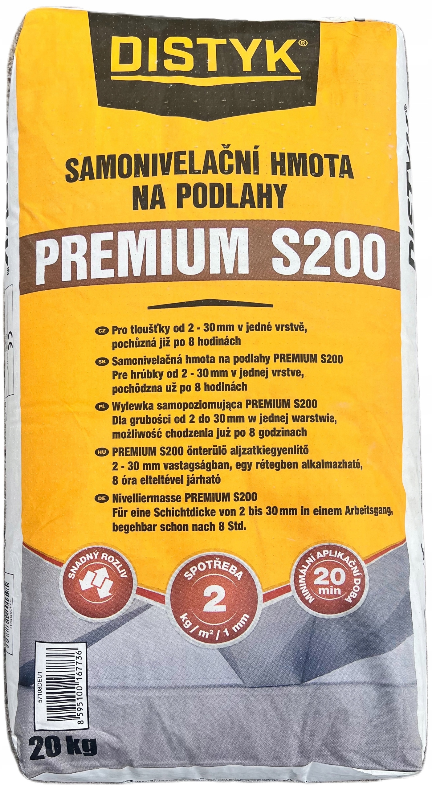 

Wylewka samopoziomująca do podłóg Premium S200
