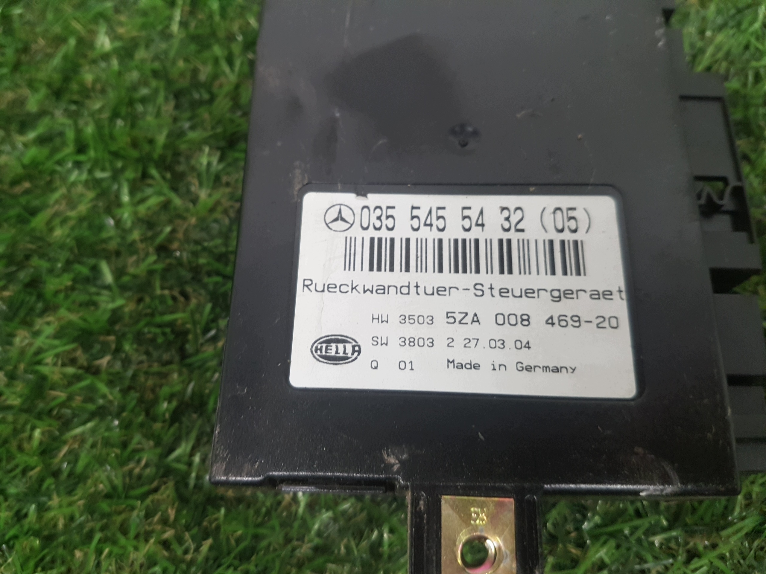 module control unit bonnet MERCEDES-BENZ E-class W211 0355455432