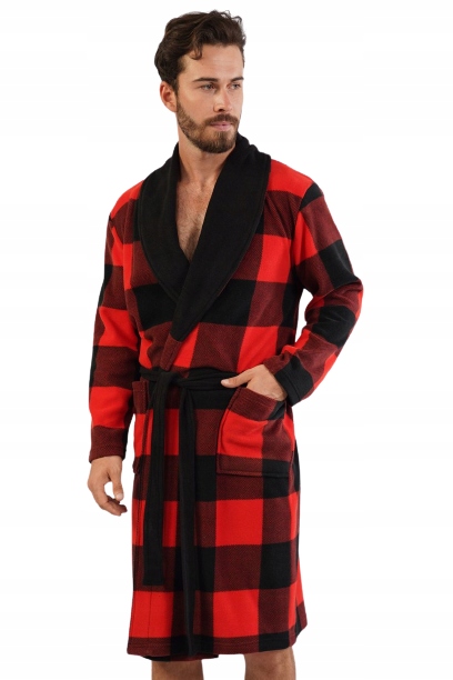 Polarový Župan 'dřevěný' Krata S