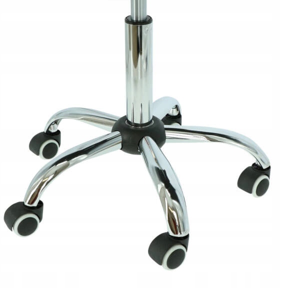 Taboret obrotowy na kółkach - czarny EAN (GTIN) 8719632280095