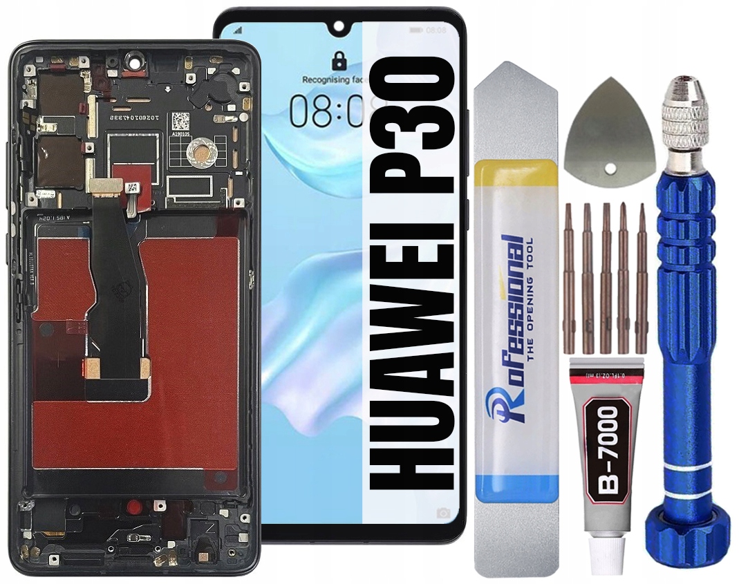 Displej Pro Huawei P30 ELE-L09 Incell LCD Displej Rámeček