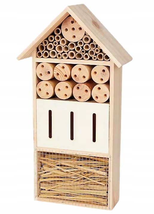 

Domek dla owadów duży 20 x 9 x 38,5 cm bezbarwny