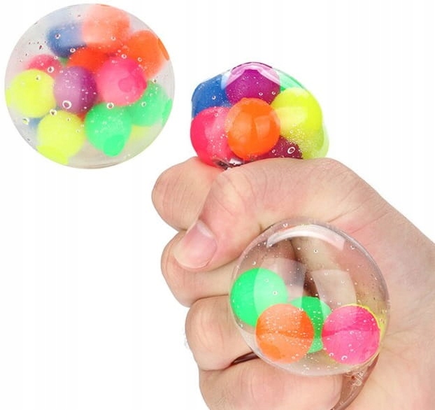 

Piłka Gniotek Antystresowy Squishy Z Kulkami