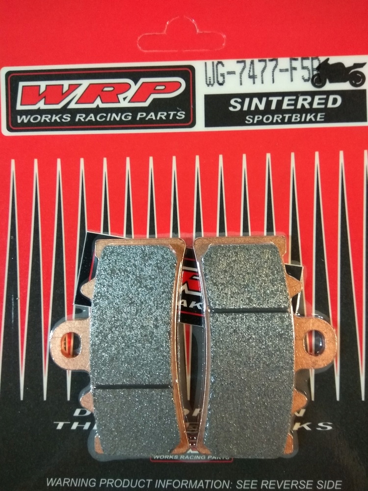 WG-7477-F5R - Гальмівні колодки FA606, MCB834, WG-7477-F2