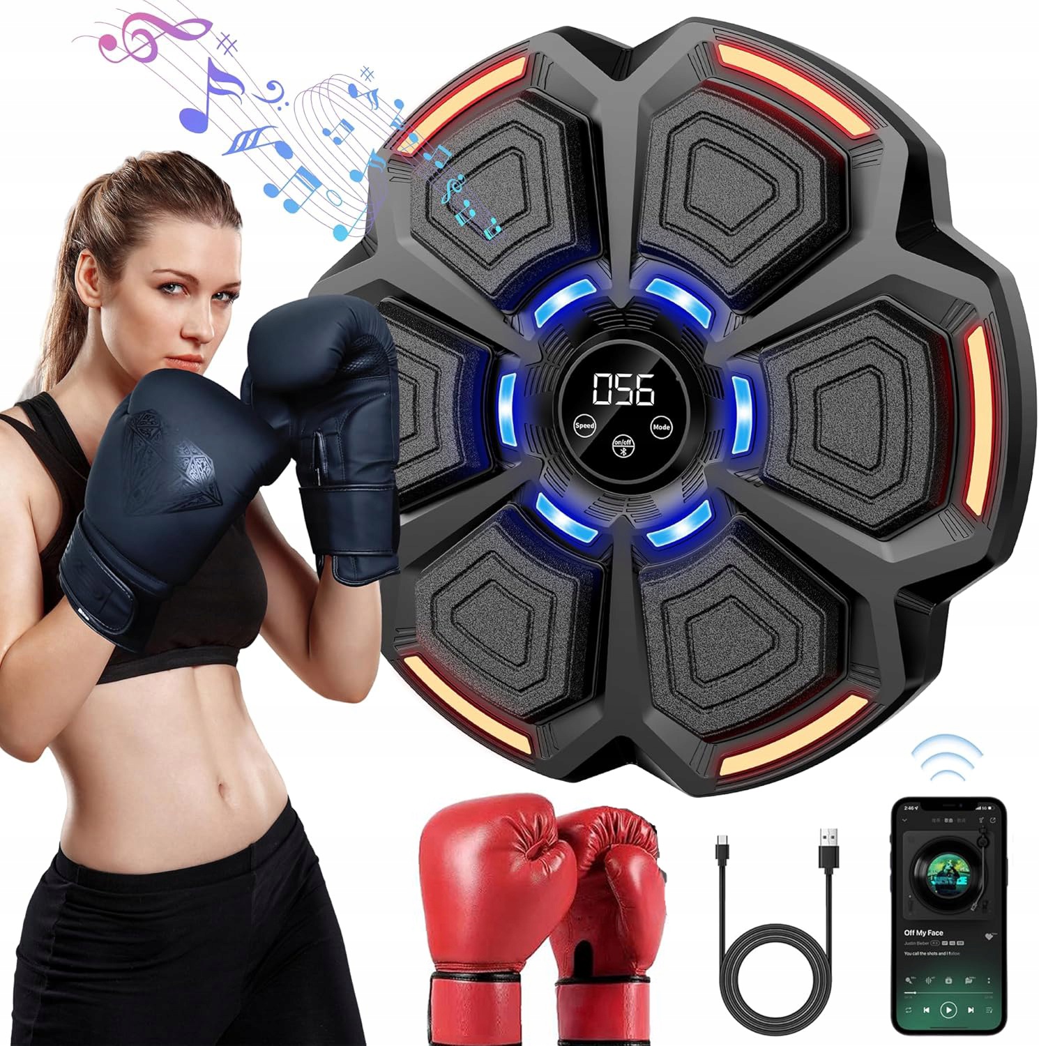Inteligentní Boxovací Stroj S Tréninkovou Boxerskou Stěnou Rukavice