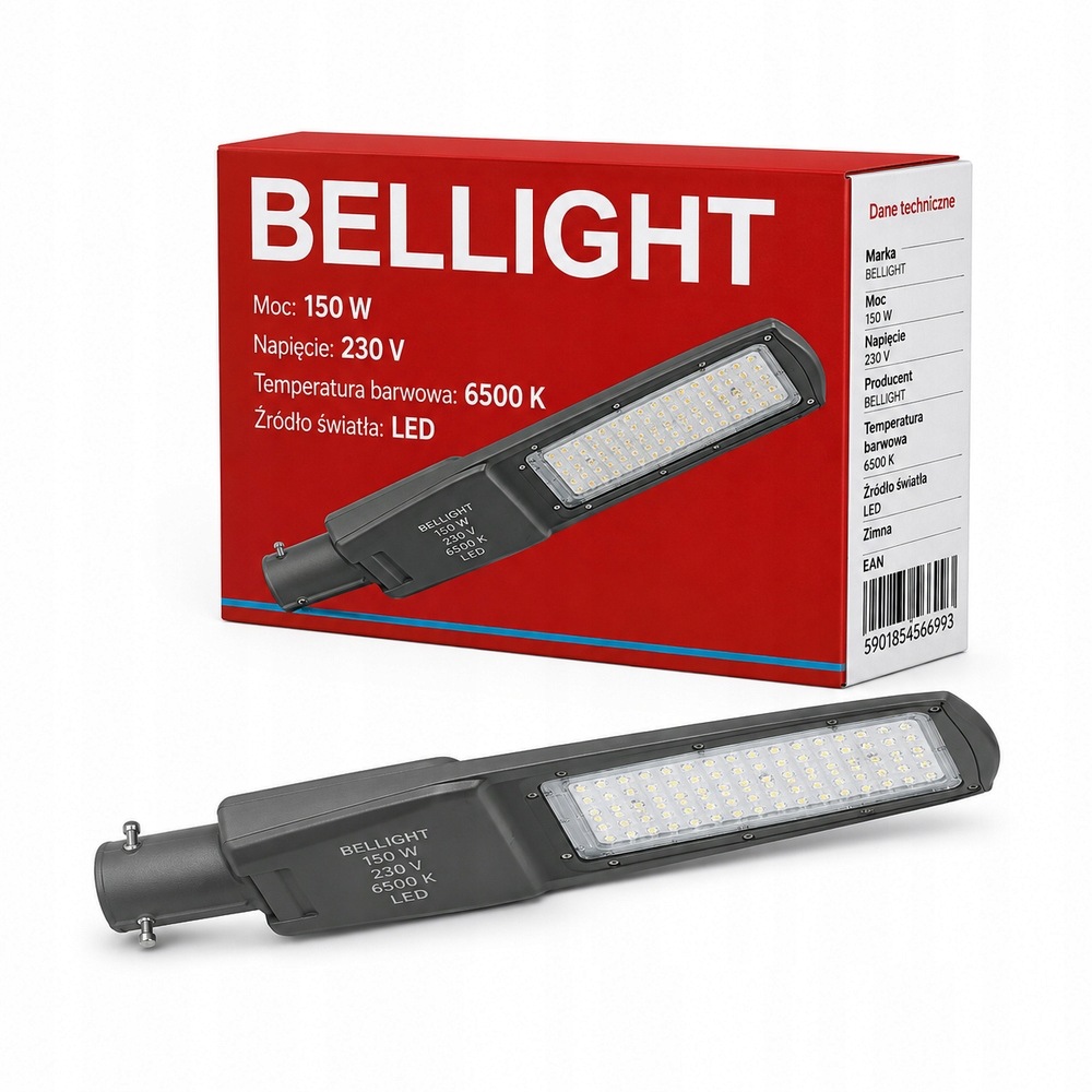 Led pouliční lampa BeLight 150W 230V 6500K
