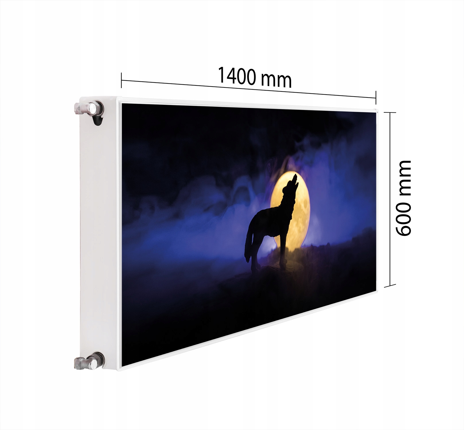 Magnetická Maska Na Radiátor 140x60 Vlk Mata Magnet