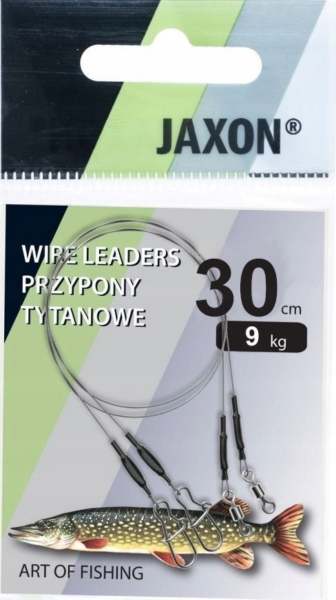 30cm 9kg Przypon Tytanowy Przypony Tytanowe 2 sztuki