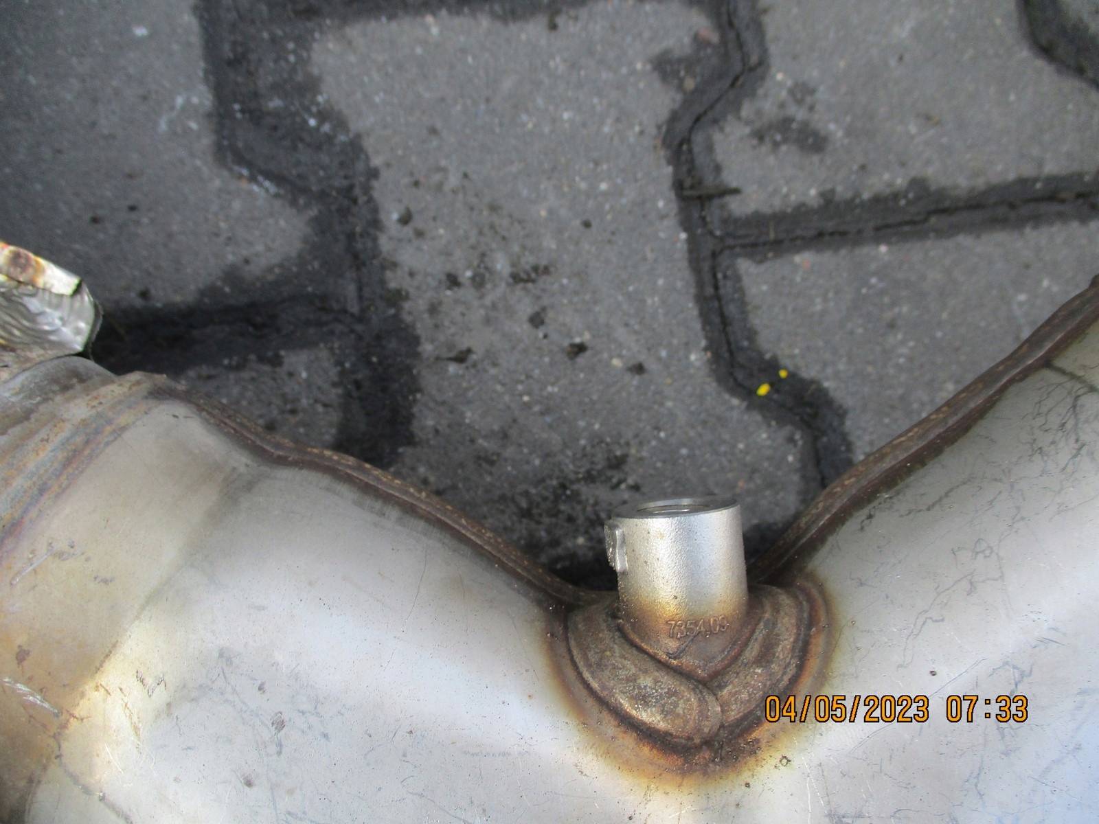 muffler, exhaust pipe MERCEDES E KLASA A2134915801