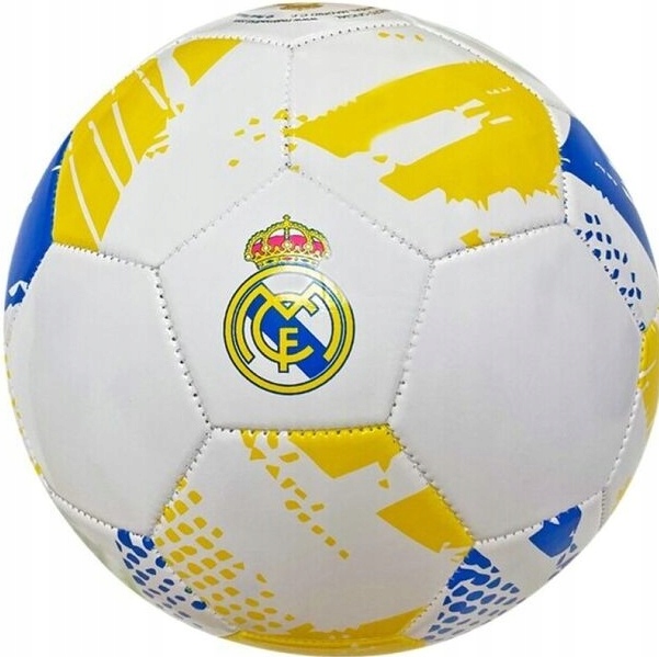Real Madryt Piłka Nożna Żółta Madrid Piłka Do Nogi