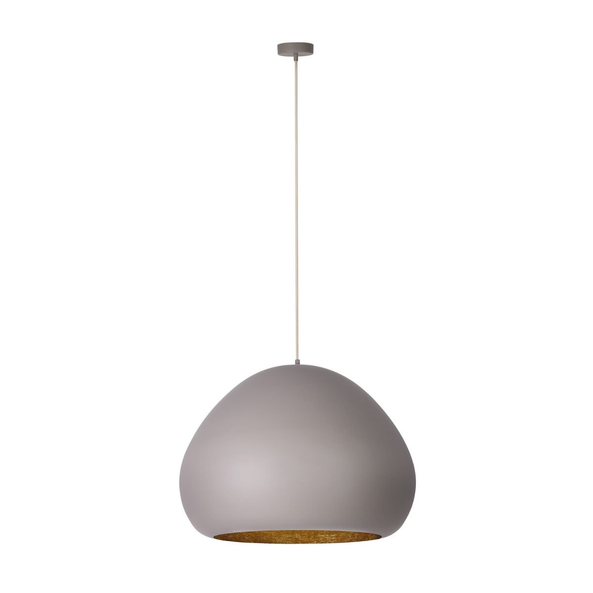 Moderní závěsná lampa v taupe barvě Lava 41080 Sigma Lighting