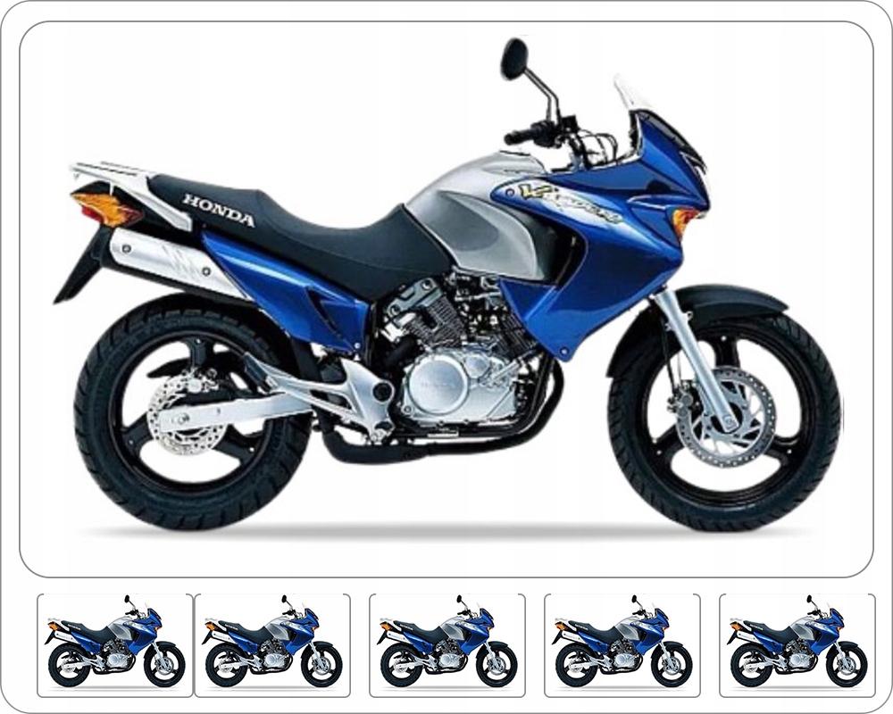 Samolepky Juula Pro Honda XL 125 V Varadero 2003-2004 Modré PB297