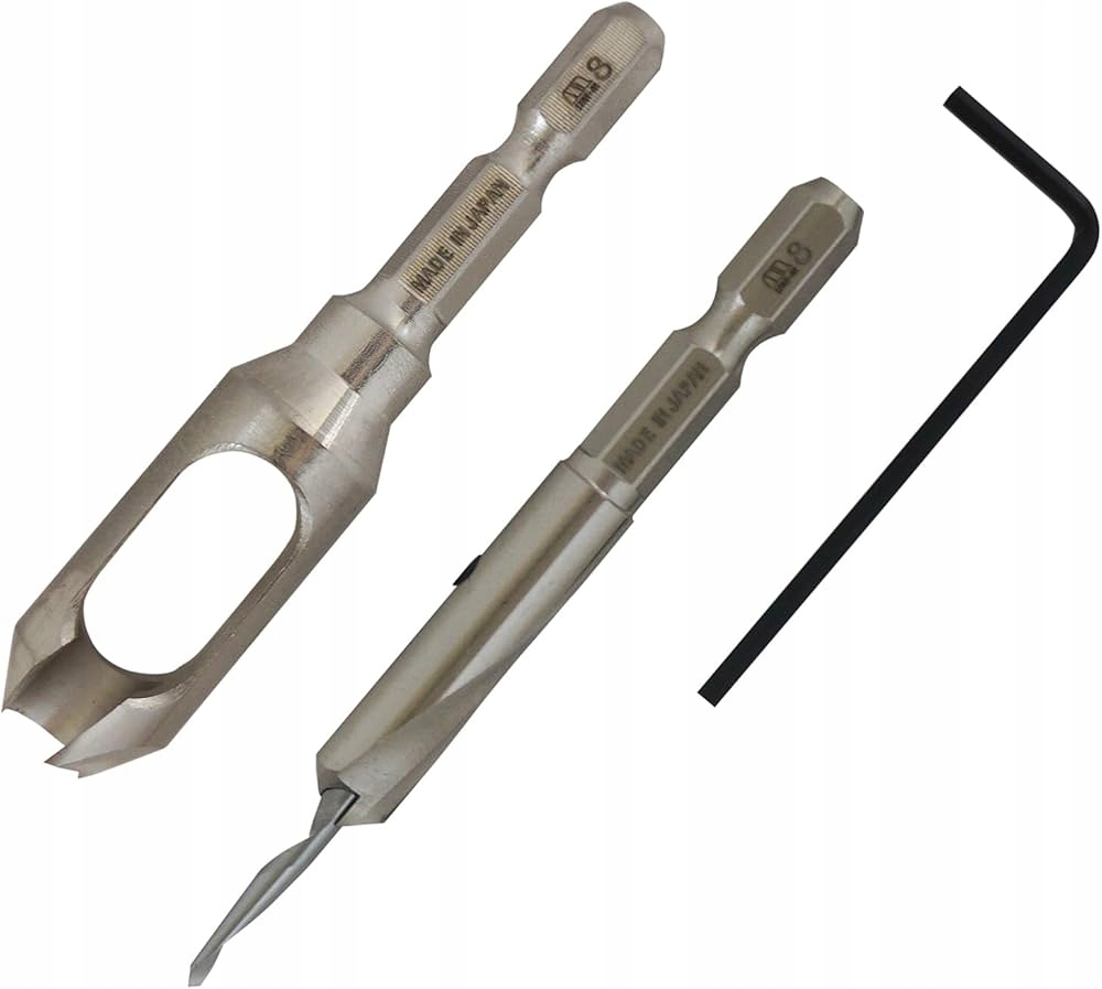Zestaw Wiertło z fazownikiem 8 3 mm i flekownik 8mm Made In Japan Star-M