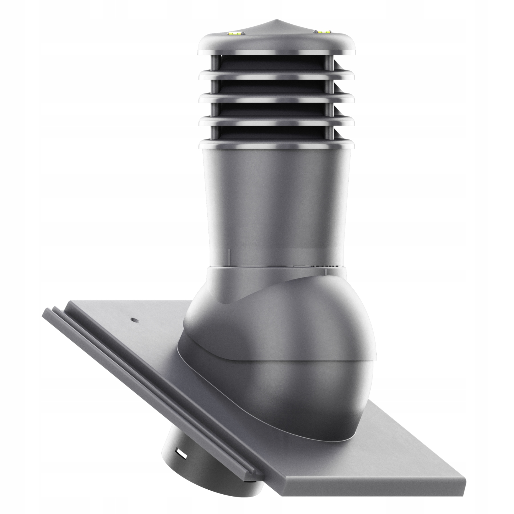 Větrací komín Smart fi150 střešní Creaton Kapstadt Planar Šedý