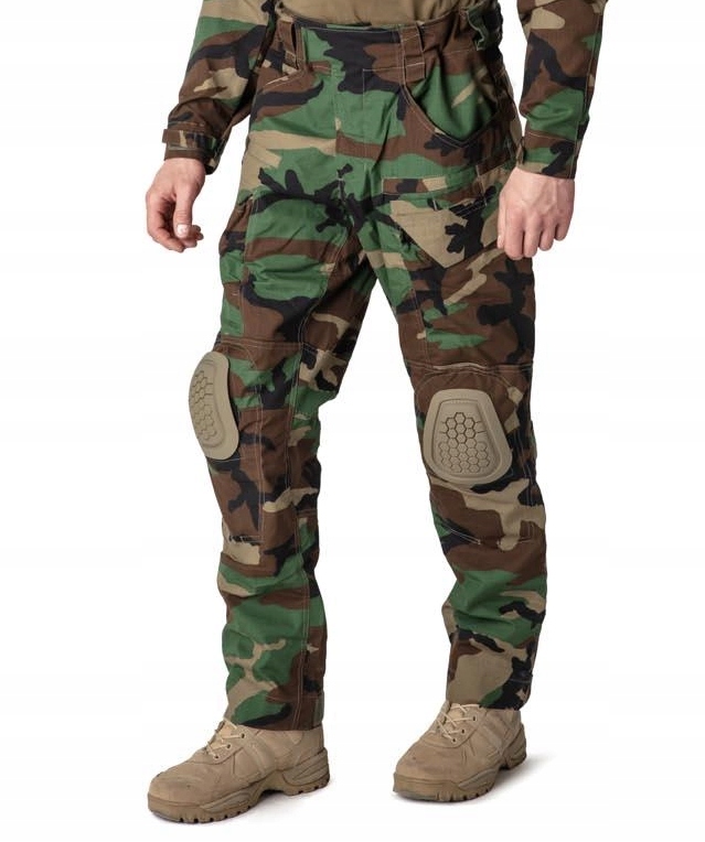 Spodnie taktyczne Satac Combat G4 Woodland L