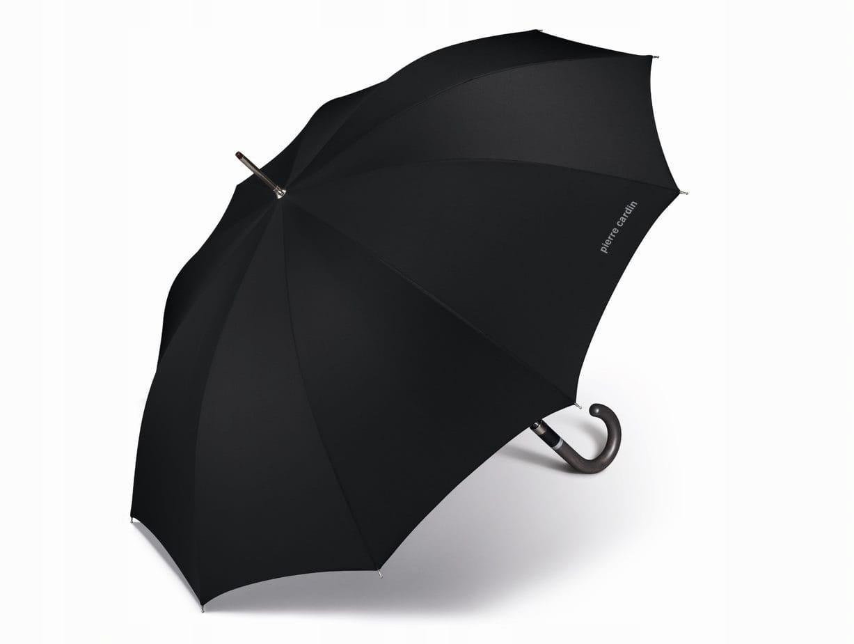 Deštník Pierre Cardin Černý Automat s rukojetí