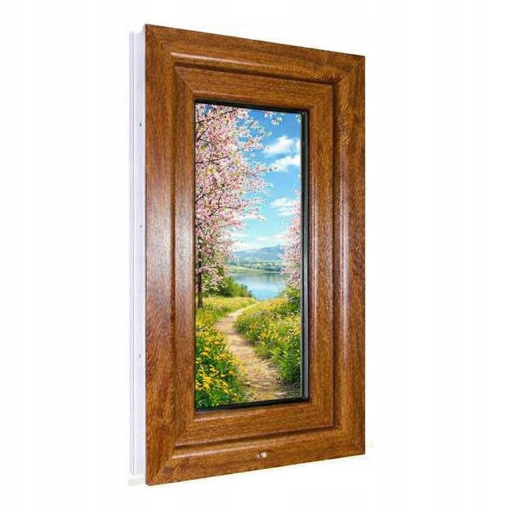 Okno Pvc Pravé 50 X 70 Výklopné Okno 500 X 700 Nová Okna Zlatý Dub