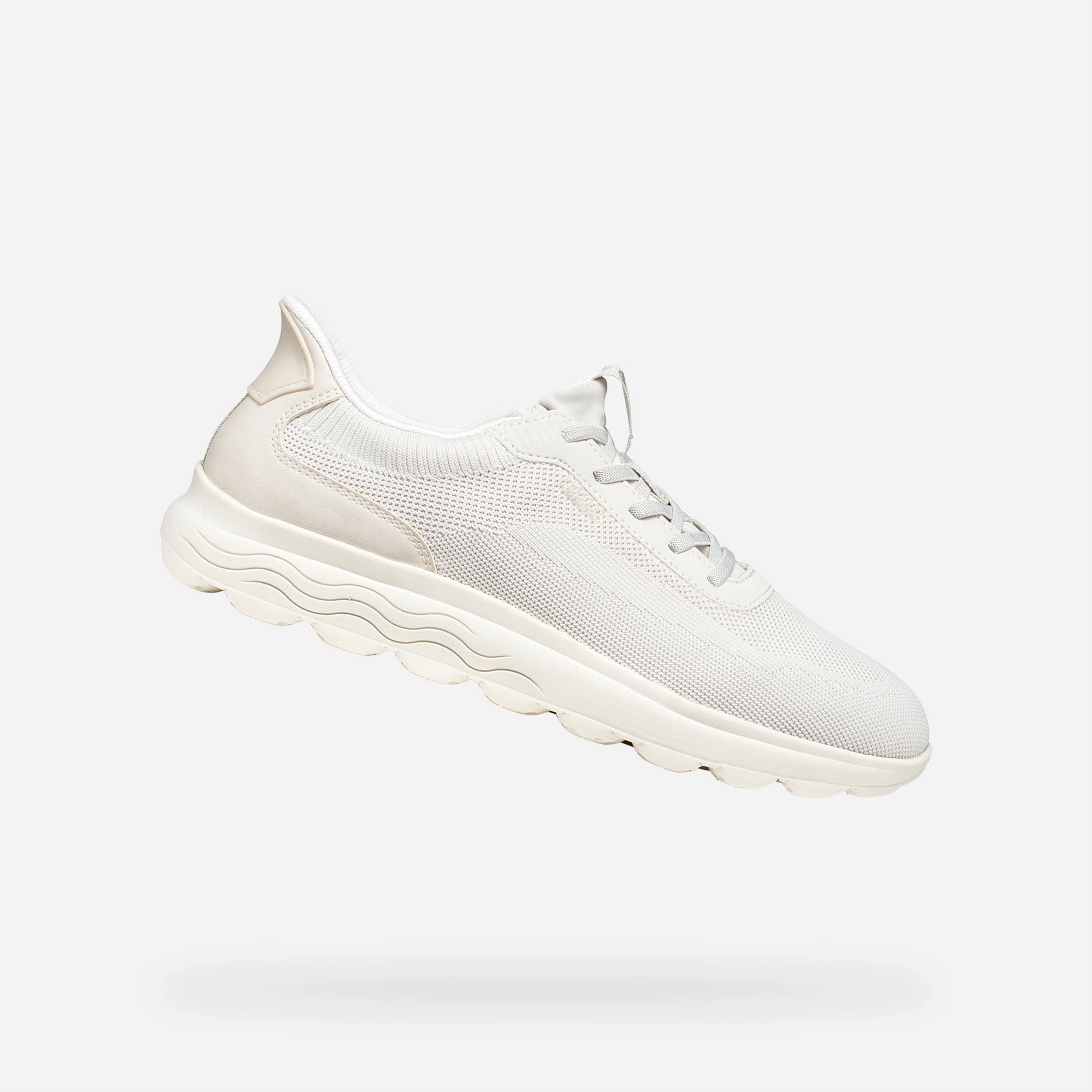 Geox Smetanové pánské tenisky Geox Spherica Plus Fast in